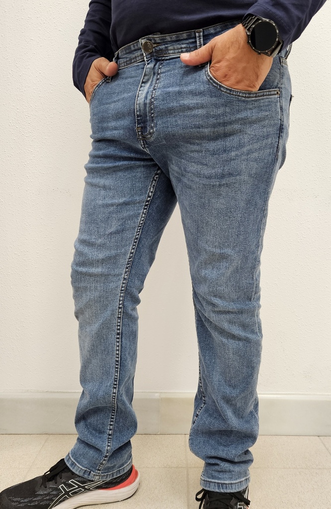 Pantalón Largo Regular Hombre Denim Losan