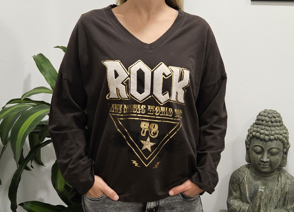 Jersey Manga 3/4 ROCK Mujer 7100