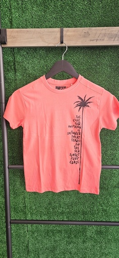 Camiseta Surf M/C Niño Coral Losan