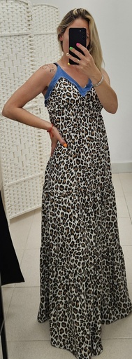 Vestido Animalprint Rv 6438