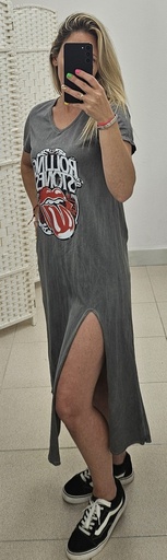 Vestido Largo Rolling Stones 96118